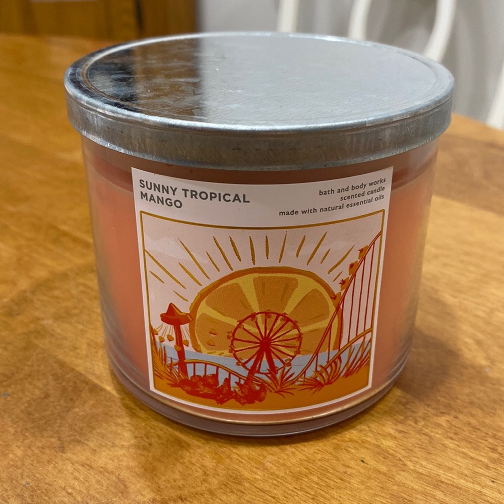 NWT.  Bath and Body Works, 3-wick candle.